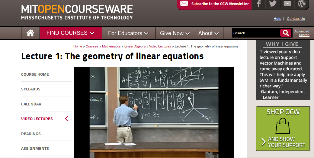 algebra lineal